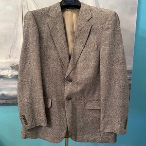 Vintage Meeting Street 100% Silk Tweed Blazer, 40R